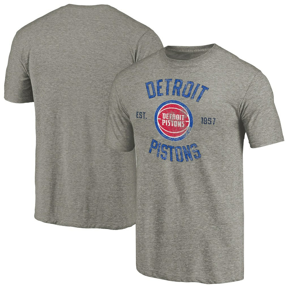 NBA Detroit Pistons Team Heritage Tri-Blend T-Shirt sale