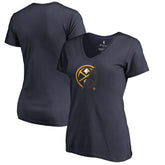 NBA Denver Nuggets Women's X-Ray Slim Fit V-Neck T-Shirt sale