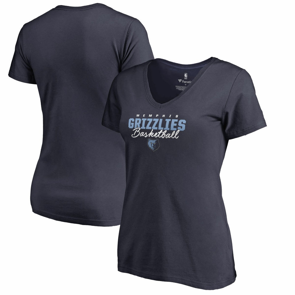 NBA Memphis Grizzlies Women's Script Assist V-Neck T-Shirt