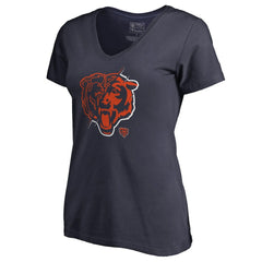 Women's X-Ray Slim Fit V-Neck T-Shirt - Chicago Bears
