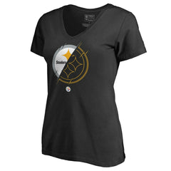Women's X-Ray Slim Fit V-Neck T-Shirt - Pittsburgh Steelers