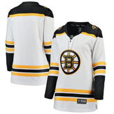 NHL White Boston Bruins Fanatics Women's Away Breakaway Jersey