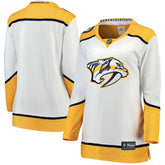 NHL White Nashville Predators Fanatics Women's Away Breakaway Jersey