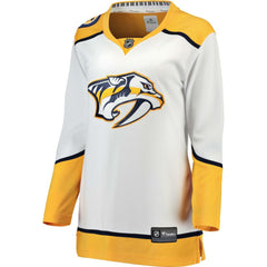 NHL White Nashville Predators Fanatics Women's Away Breakaway Jersey