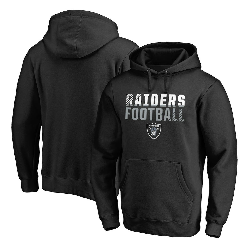 Iconic Collection Fade Out Pullover Hoodie - Las Vegas Raiders