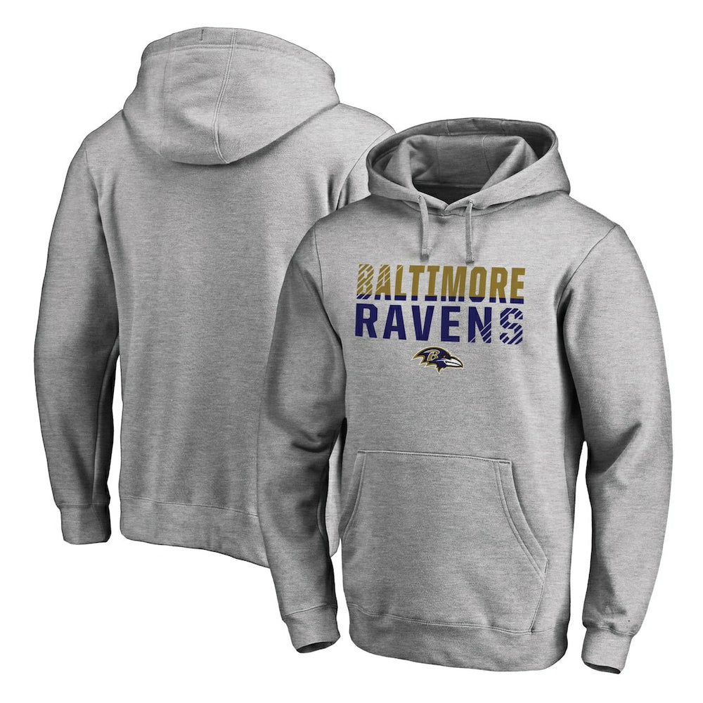 Iconic Collection Fade Out Pullover Hoodie - Baltimore Ravens