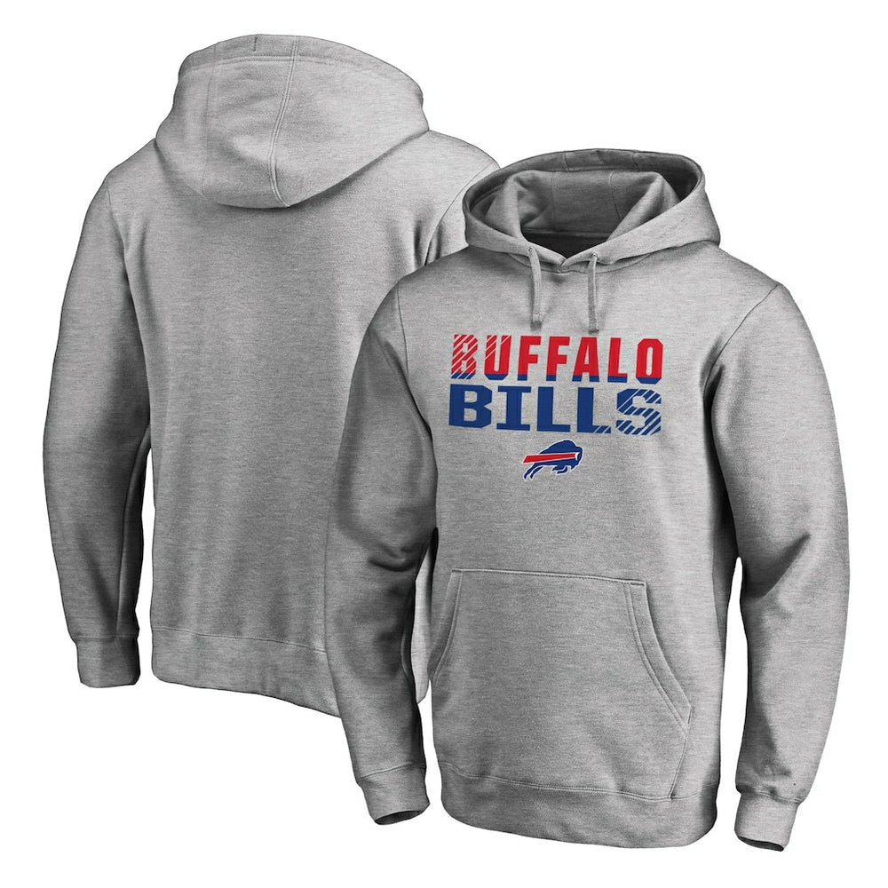Iconic Collection Fade Out Pullover Hoodie - Buffalo Bills