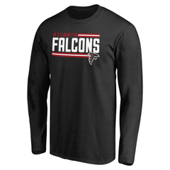 Iconic Collection On Side Stripe Long Sleeve T-Shirt - Atlanta Falcons