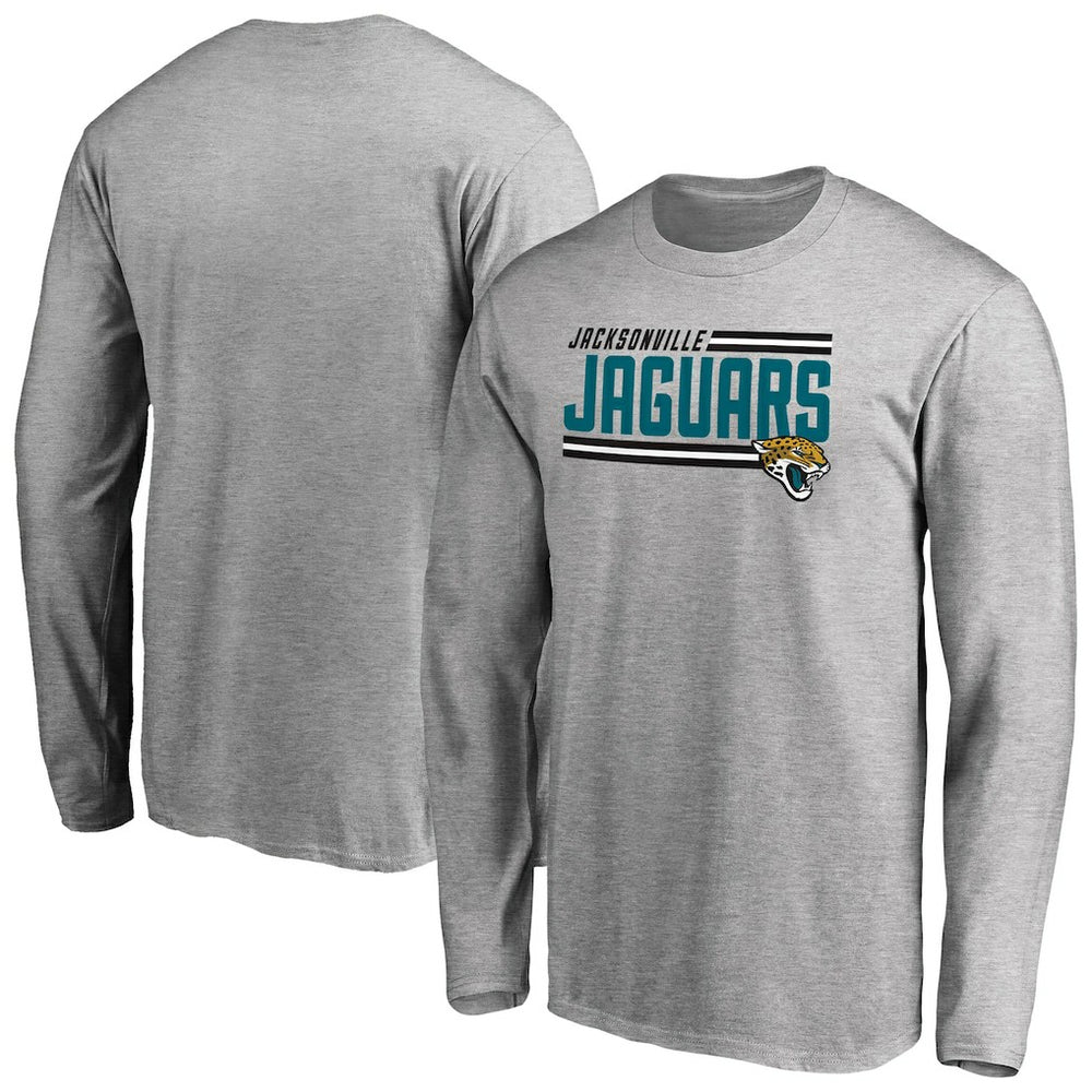Iconic Collection On Side Stripe Long Sleeve T-Shirt - Jacksonville Jaguars
