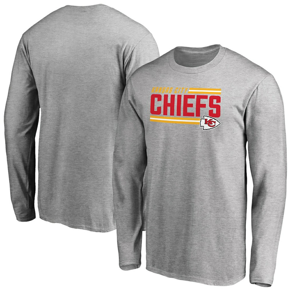 Iconic Collection On Side Stripe Long Sleeve T-Shirt - Kansas City Chiefs