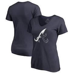 MLB Atlanta Braves Women's X-Ray V-Neck T-Shirt