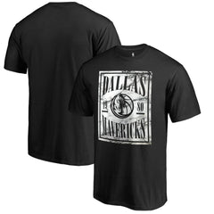 NBA Dallas Mavericks Black Court Vision T-Shirt discount