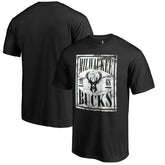 NBA Milwaukee Bucks Black Court Vision T-Shirt shop