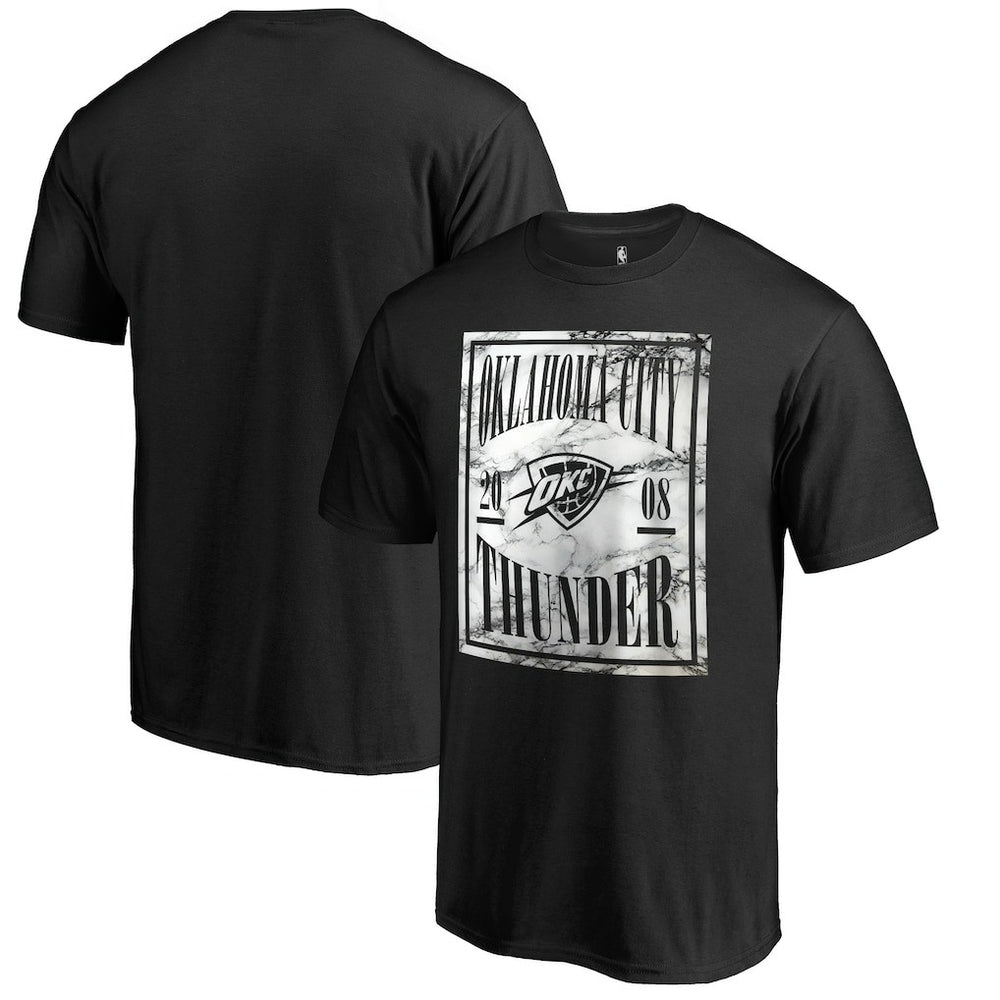 NBA Oklahoma City Thunder Black Court Vision T-Shirt discount