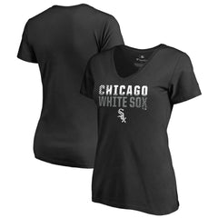MLB Chicago White Sox Women's Fade Out V-Neck T-Shirt