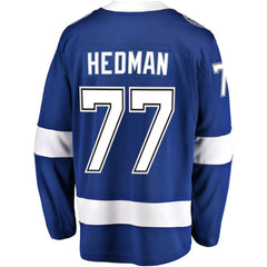 NHL Blue Victor Hedman Tampa Bay Lightning Fanatics Home Breakaway Player Jersey