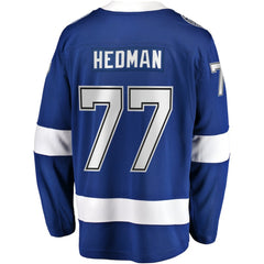 NHL Blue Victor Hedman Tampa Bay Lightning Fanatics Breakaway Jersey