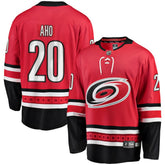 NHL Red Sebastian Aho Carolina Hurricanes Fanatics Alternate Breakaway Player Jersey