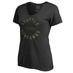 Women's Camo Collection Liberty V-Neck T-Shirt - Seattle Seahawks