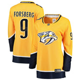 NHL Gold Filip Forsberg Nashville Predators Fanatics Women's Breakaway Player Jersey