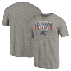 NHL Heathered Gray Colorado Avalanche Freedom Tri-Blend T-Shirt