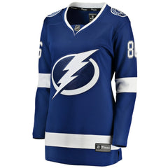 NHL Blue Nikita Kucherov Tampa Bay Lightning Fanatics Women's Breakaway Player Jersey