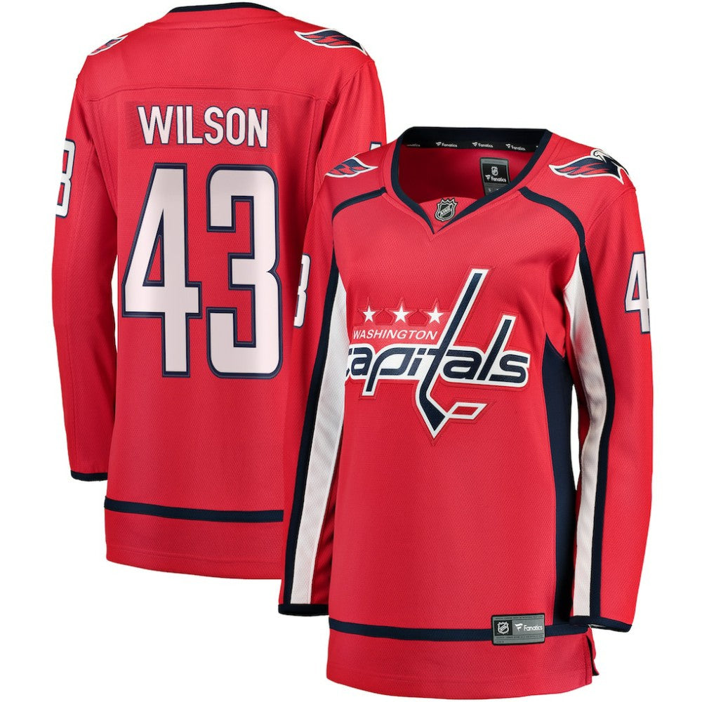 NHL Red Tom Wilson Washington Capitals Fanatics Women's Breakaway Player Jersey