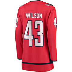 NHL Red Tom Wilson Washington Capitals Fanatics Women's Breakaway Player Jersey