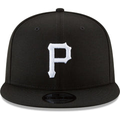 MLB Pittsburgh Pirates New Era Black & White 9FIFTY Snapback Hat