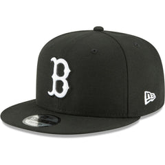 MLB Boston Red Sox New Era Black & White 9FIFTY Snapback Hat
