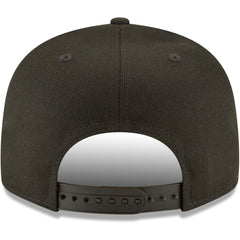 MLB Cincinnati Reds New Era Black on Black 9FIFTY Team Snapback Adjustable Hat