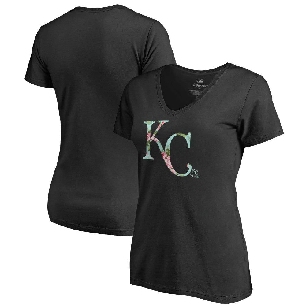 MLB Kansas City Royals Women's Lovely V-Neck T-Shirt