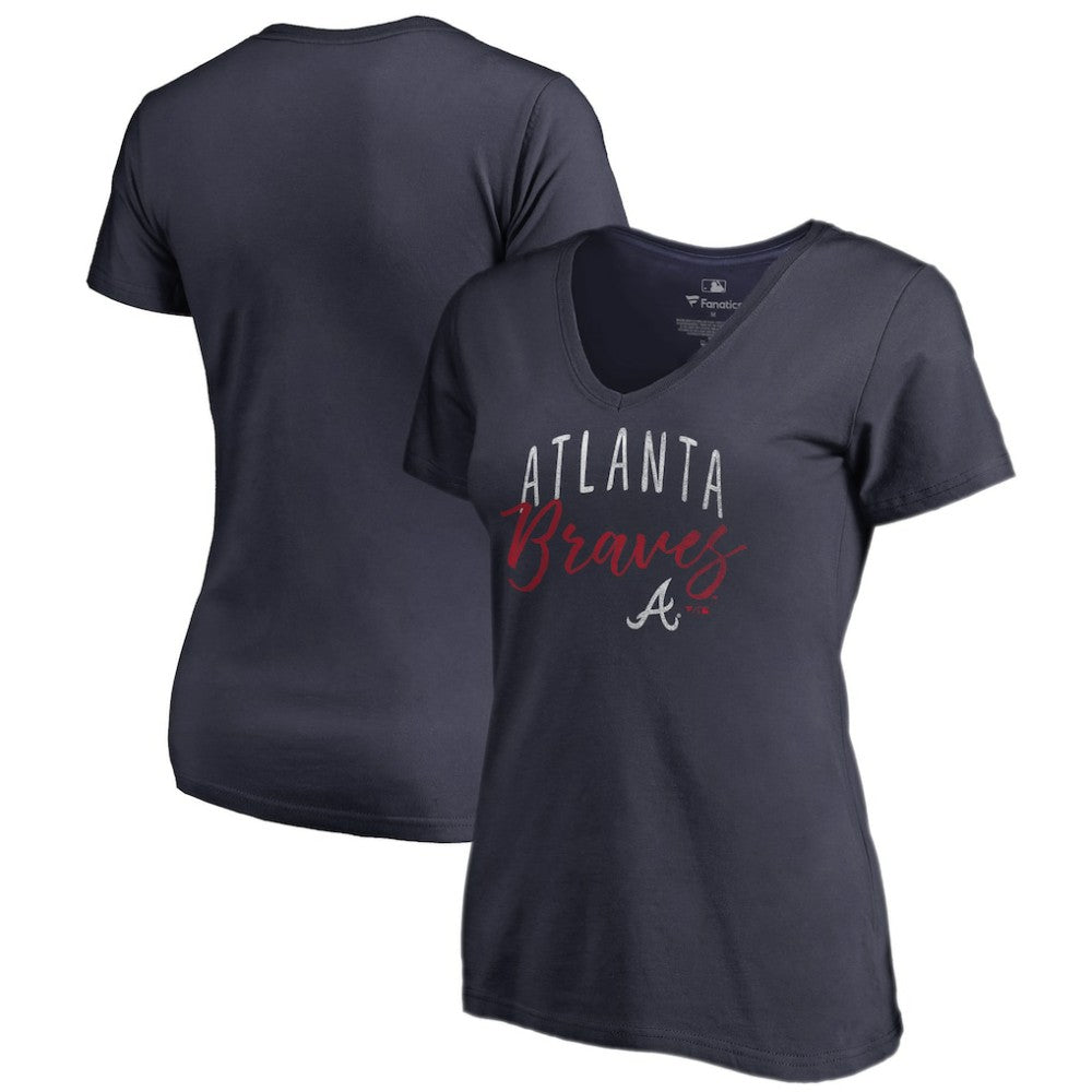 MLB Atlanta Braves Women's Graceful V-Neck T-Shirt