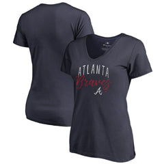 MLB Atlanta Braves Women's Graceful V-Neck T-Shirt