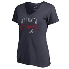 MLB Atlanta Braves Women's Graceful V-Neck T-Shirt