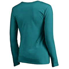 Women's Graceful Long Sleeve V-Neck T-Shirt - Miami Dolphins