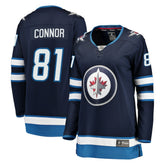 NHL Navy Kyle Connor Winnipeg Jets Fanatics Women's Breakaway Player Jersey