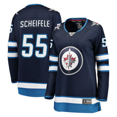 NHL Navy Mark Scheifele Winnipeg Jets Fanatics Women's Breakaway Player Jersey