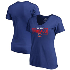 MLB Chicago Cubs Women's We Are Icon V-Neck T-Shirt