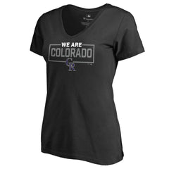 MLB Colorado Rockies Women's We Are Icon V-Neck T-Shirt