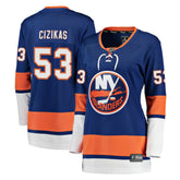 NHL Royal Casey Cizikas New York Islanders Fanatics Women's Breakaway Player Jersey