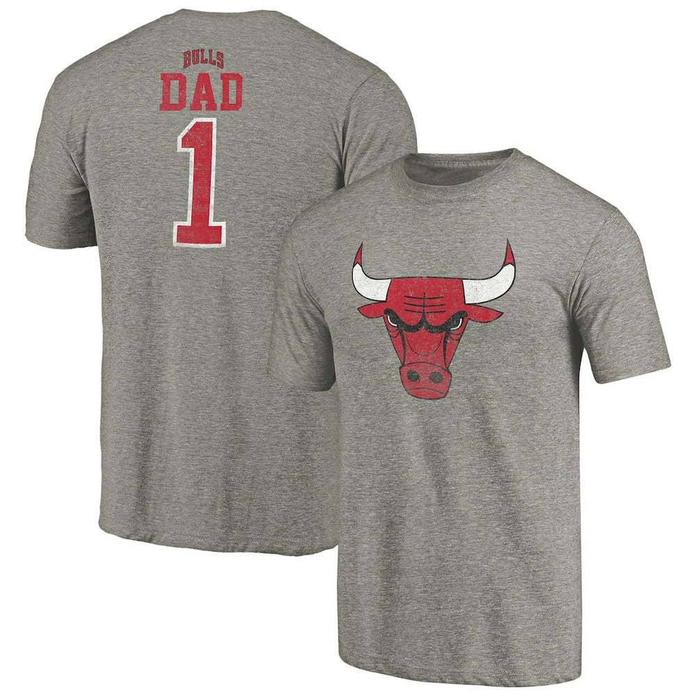 NBA Chicago Bulls Greatest Dad Tri-Blend T-Shirt sale