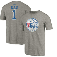 NBA Philadelphia 76ers Greatest Dad Tri-Blend T-Shirt