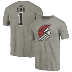 NBA Portland Trail Blazers Greatest Dad Tri-Blend T-Shirt