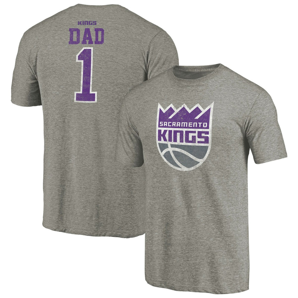 NBA Sacramento Kings Greatest Dad Tri-Blend T-Shirt
