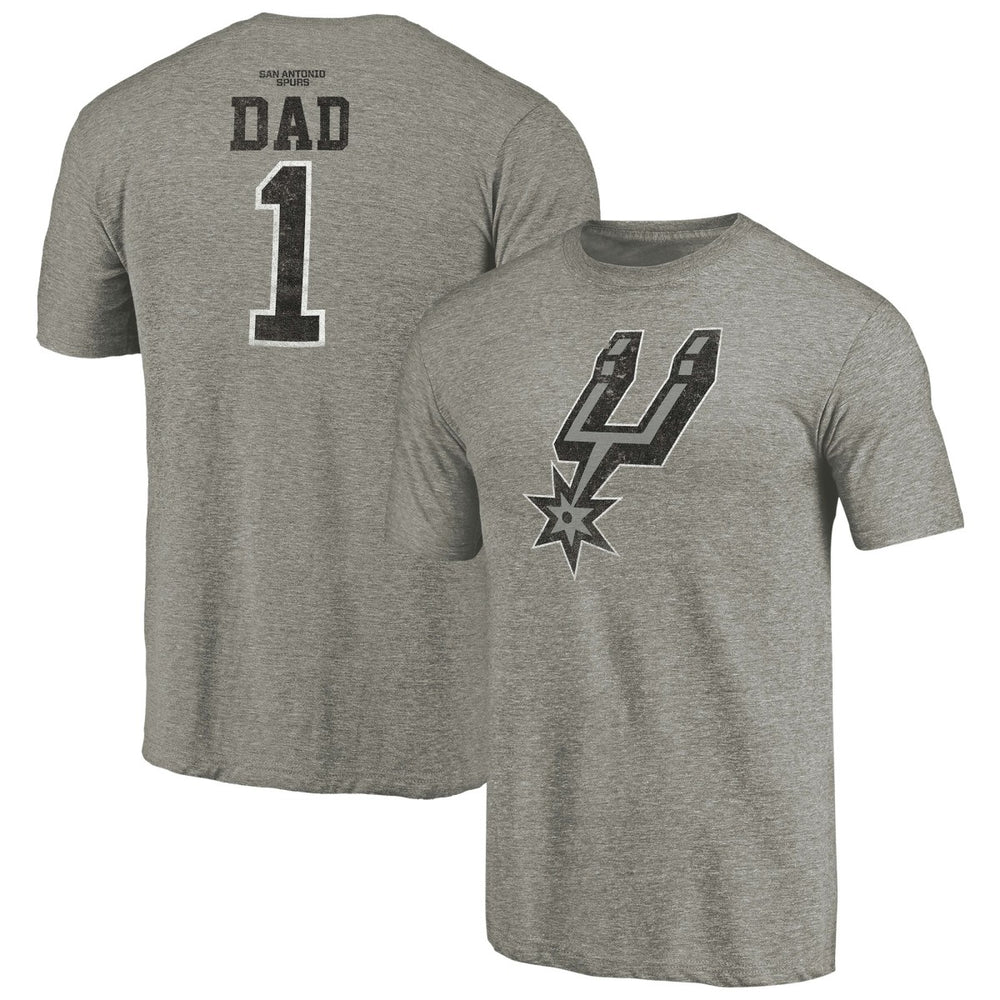 NBA San Antonio Spurs Greatest Dad Tri-Blend T-Shirt