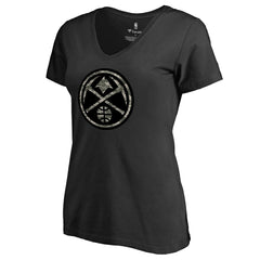 NBA Denver Nuggets Women's Cloak Camo V-Neck T-Shirt sale