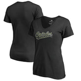 MLB Baltimore Orioles Women's Armed Forces Wordmark T-Shirt