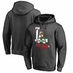 MLB Los Angeles Dodgers Hometown Collection Cali Flag Pullover Hoodie
