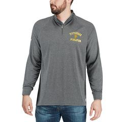MLB Pittsburgh Pirates Stitches Team Raglan Quarter-Zip Pullover Jacket